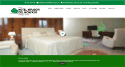 Desktop Screenshot of hotelmiradordelmoncayo.com